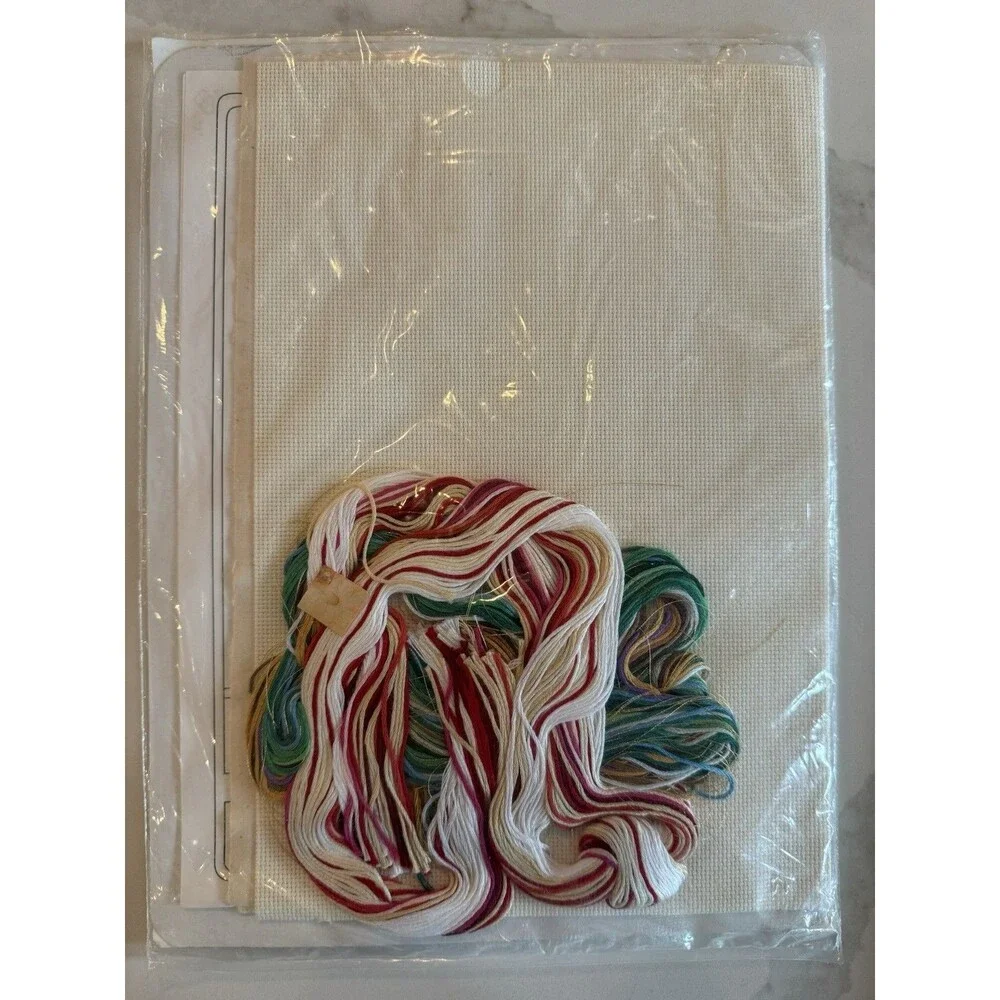 VINTAGE Dimensions Mystical Angel Ornaments Cross Stitch Kit 8475 Christmas